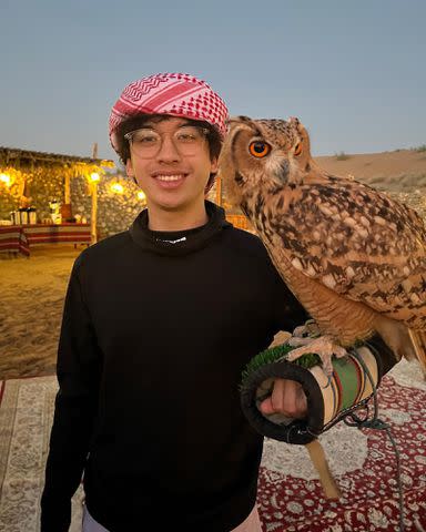 <p>Jo Koy Instagram</p> Joseph Herbert Jr. in Dubai.