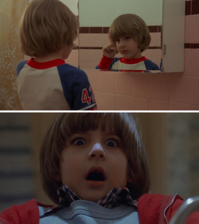 Danny in "The Shining"