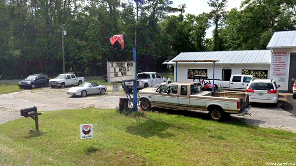 Rick's Repair Shop near Tallahassee, Fla.