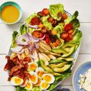 <p>Brown and roast chicken breasts for some juicy protein in this classic Cobb salad. </p><p>Get the <a href="https://www.goodhousekeeping.com/food-recipes/a36420280/easy-classic-cobb-salad-recipe/" rel="nofollow noopener" target="_blank" data-ylk="slk:Cobb Salad recipe;elm:context_link;itc:0;sec:content-canvas" class="link "><strong>Cobb Salad recipe</strong></a><em>.</em> <em><br></em></p>