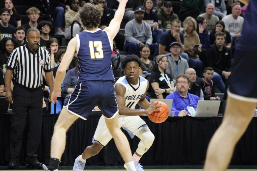 Grand Rapids Christian played Chelsea at the Breslin Center on March 15, 2024. (Andrew McDonald/WOOD TV8)