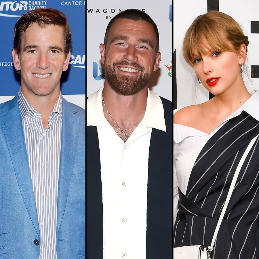 Eli Manning Supports Travis Kelce Visiting Taylor Swift During NFL Bye Week