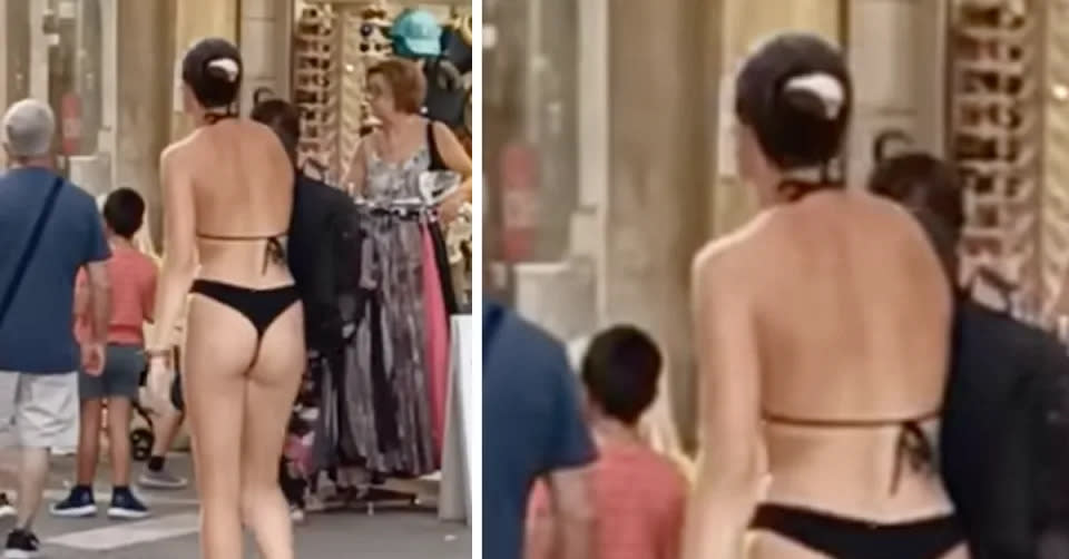 „Eine Schande”: Empörung wegen ‚illegalem‘ Bikini-Auftritt einer Frau