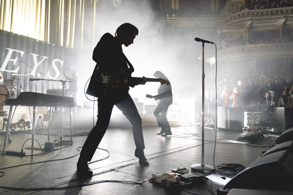 <p>Monkey business: Alex Turner and co are back with a new live album this month</p> (Andy Paradise)