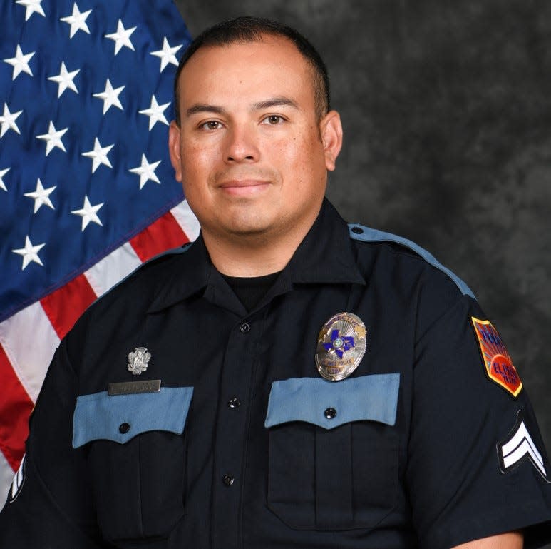 Detective Esteban Villalobos was honored as the 2023 Detective of the Year at the El Paso Police Department's annual awards ceremony on April 19, 2024.