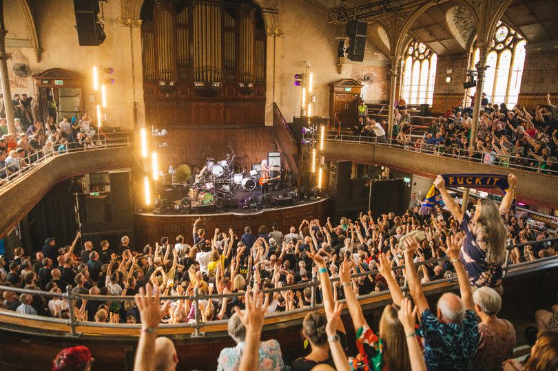 The Lovely Eggs in a packed Albert Hall in 2023 -Credit:Olivia Williams