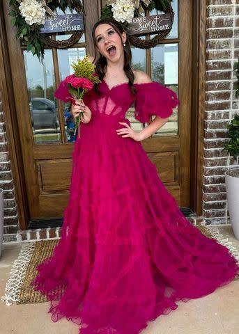 <p>Cailey Fleming/Instagram</p> Cailey Fleming on prom night