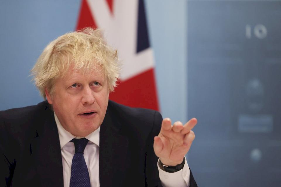 英國首相強生（Boris Johnson）。 (圖:英國政府)