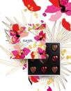 Coffret Fleurs de la Passion 9 chocolats, 15 €<br><p>Tablette de chocolat noir 72 %, ganache passion et praliné noisette… La gourmandise est au rendez-vous à la Manufacture Cluizel.</p><br><a href="https://www.cluizel.com/fr/" rel="nofollow noopener" target="_blank" data-ylk="slk:Acheter;elm:context_link;itc:0;sec:content-canvas" class="link ">Acheter</a>