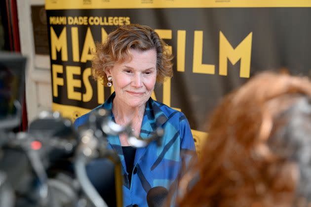 Judy Blume arrives at the 40th Annual Miami Film Festival's premiere of 