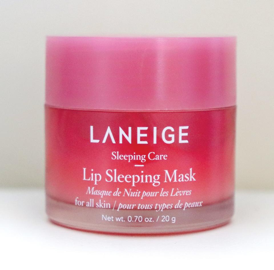 Laneige lip sleeping mask is one of Isabel Bedoya's must-have items.