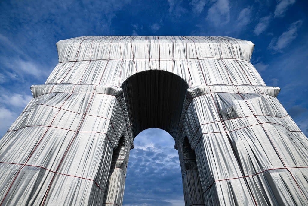 L’Arc de Triomphe, wrapped by Christo  (AFP via Getty Images)