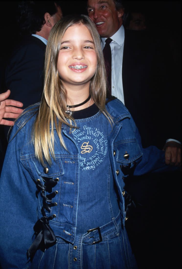 Ivanka in 1993. (Photo: Getty)