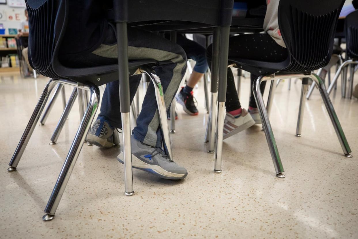 An action plan released this week aimed at addressing issues in the anglophone education system said in the 2022-2023 school year, just over 37 per cent of New Brunswick children in kindergarten to Grade 5 were chronically absent. That number increases to 45 per cent for middle and high school. (Ben Nelms/CBC - image credit)