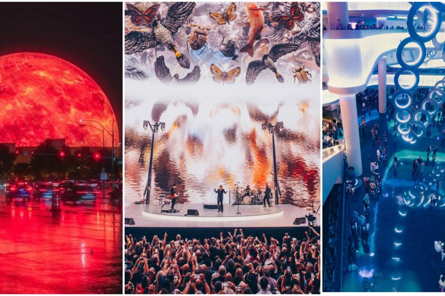 Inauguran gran atracción “La Esfera” en Las Vegas con concierto de U2 
