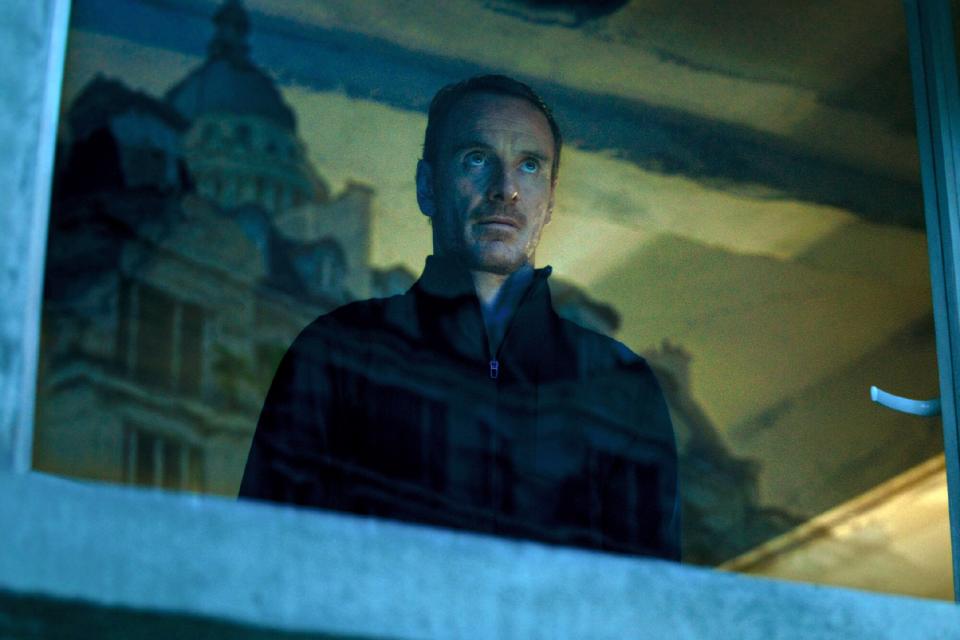 The Killer. Michael Fassbender as an assassin in The Killer.