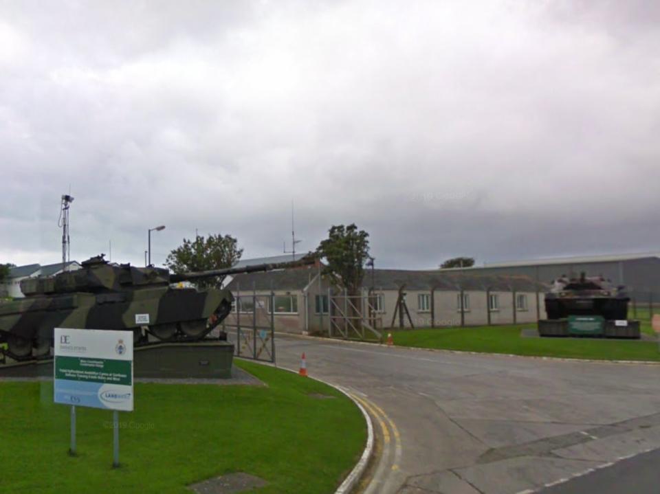 The Castlemartin Training Area, where the exercise which claimed the life of a sergeant is  reported to have taken place (Google Maps)