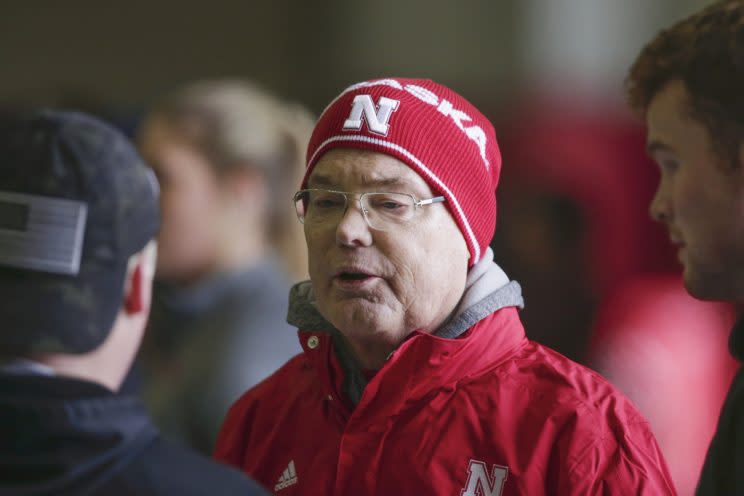 Bob Elliott was most recently the safeties coach at Nebraska. (AP Photo/Nati Harnik)