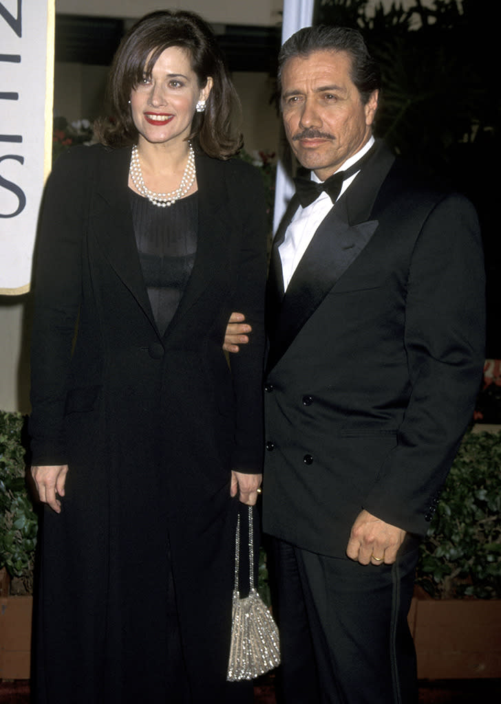 Lorraine Bracco and Edward James Olmos