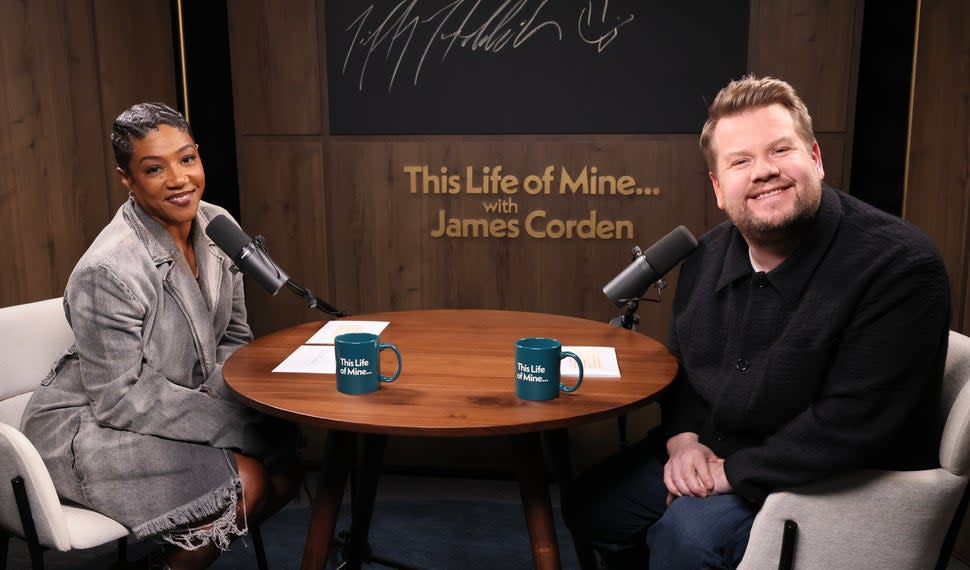 Tiffany Haddish Appears On SiriusXM's 'This Life Of Mine With James Corden'