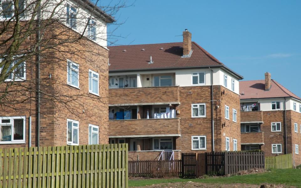 Council housing in Wythenshawe near Manchester