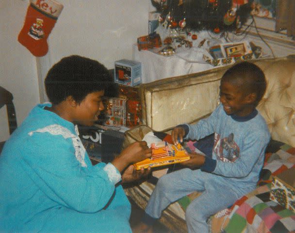 <p>Kevin Hart Instagram</p> Kevin Hart and his mother, Nancy Hart.