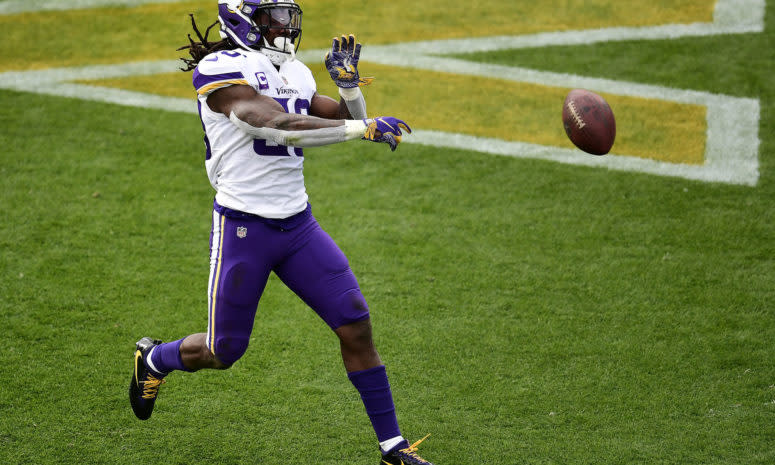 Minnesota Vikings running back Dalvin Cook on Sunday against the Packers.