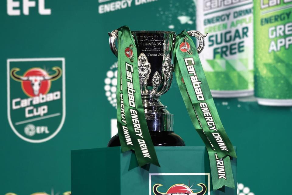 The Carabao Cup trophy  (AFP via Getty Images)