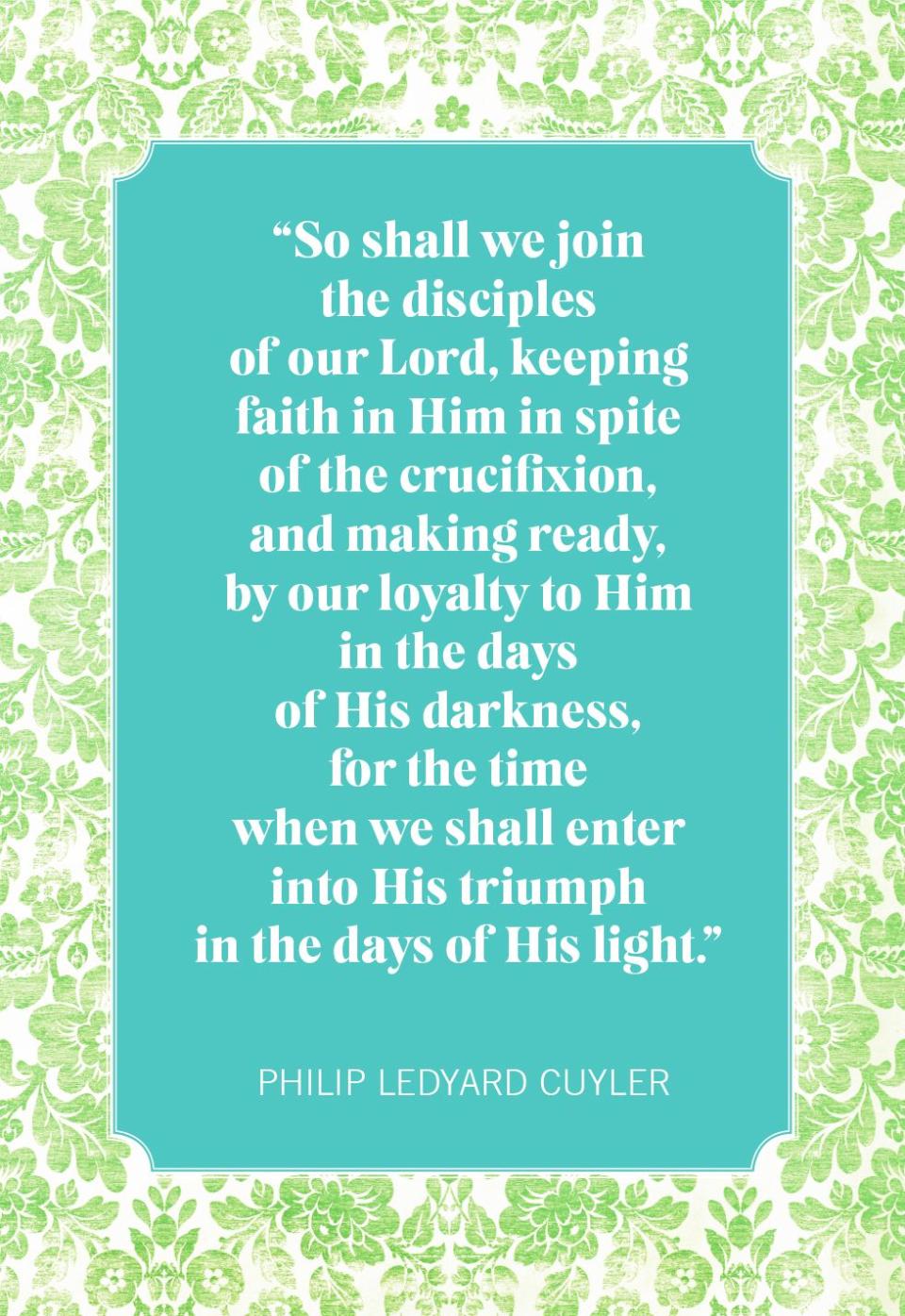 philip ledyard cuyler easter quotes