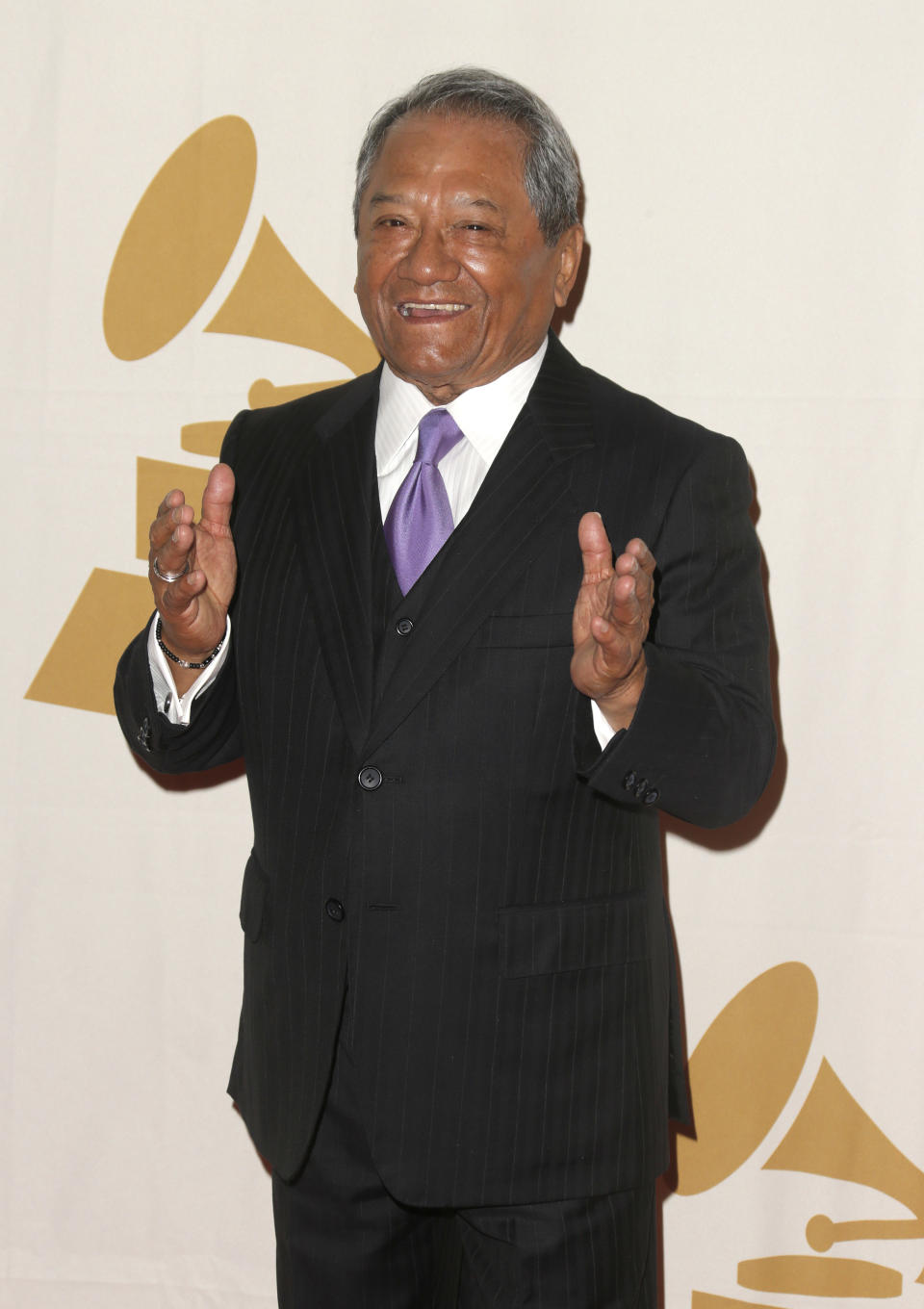 Armando Manzanero attends The 56th Annual GRAMMY Awards - Special Merit Awards Ceremony, on Saturday, Jan. 25, 2014 in Los Angeles. (Photo by Todd Williamson/Invision/AP)