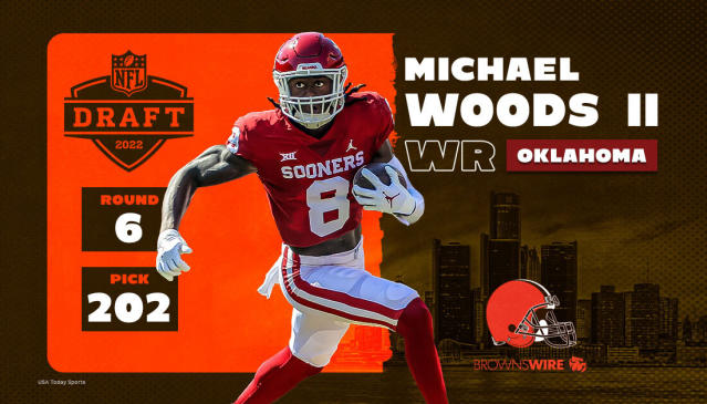 Sooners WR Mike Woods drafted by Cleveland Browns in 6th round of