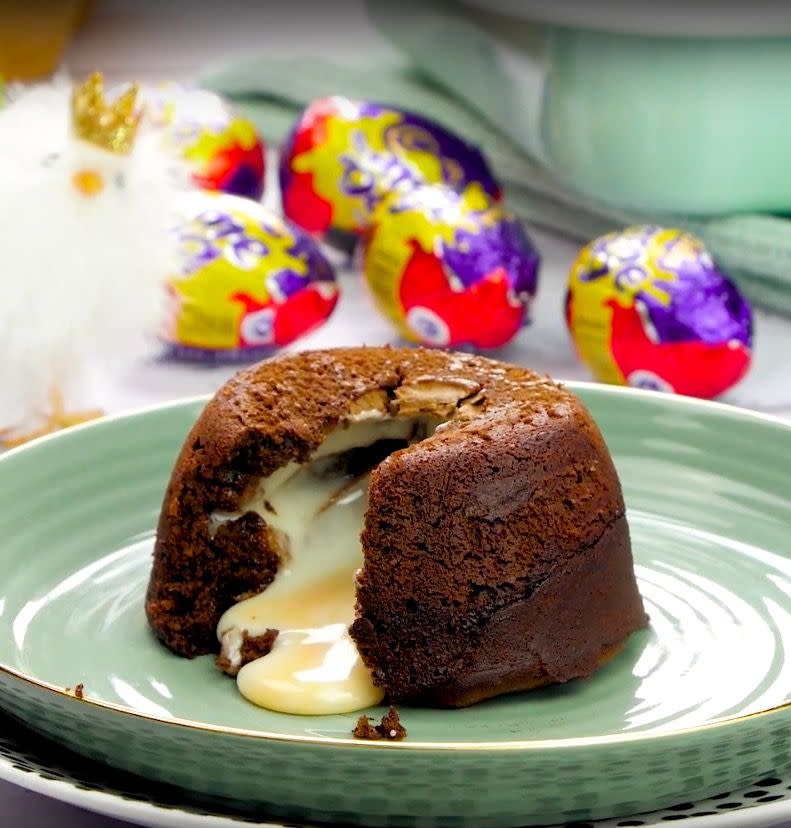 Creme Egg Chocolate Fondants