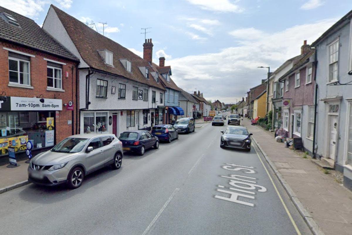 A cyclist was injured in a crash in Needham Market <i>(Image: Google)</i>