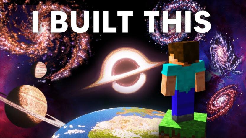 águila partes fluir Jugador de Minecraft ha recreado completamente el UNIVERSO y el Agujero  Negro de la película Interestelar solo a base de bloques