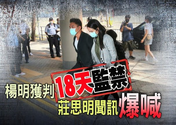 【不斷更新】楊明不小心駕駛罪成　判囚18天停牌2年
