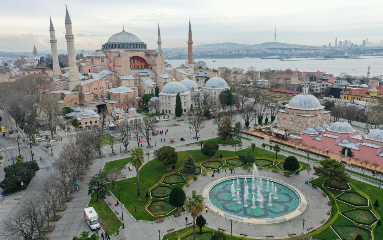 Hagia Sophia in Istanbul - Muhammed Enes Yildirim/Anadolu Agency via Getty Images