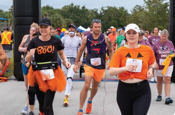 The LSSC Monster Dash 5k/10k kicks off Saturday, Oct. 28, festivities from 8 a.m. to 11 a.m. at Lake Sumter State College.