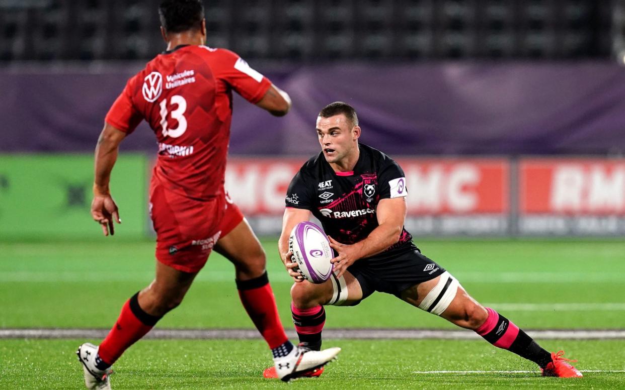 Bristol Bear's Ben Earl in action during the European Challenge Cup Final at the Stade Maurice-David, Aix-en-Provence, France. PA Photo. Picture date: Friday October 16, 2020. See PA story RUGBYU Final. Photo credit should read: Julien Poupart/PA Wir - PA/Julien Poupart 