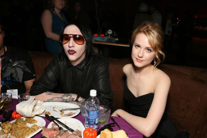 Marilyn Manson and Evan Rachel Wood