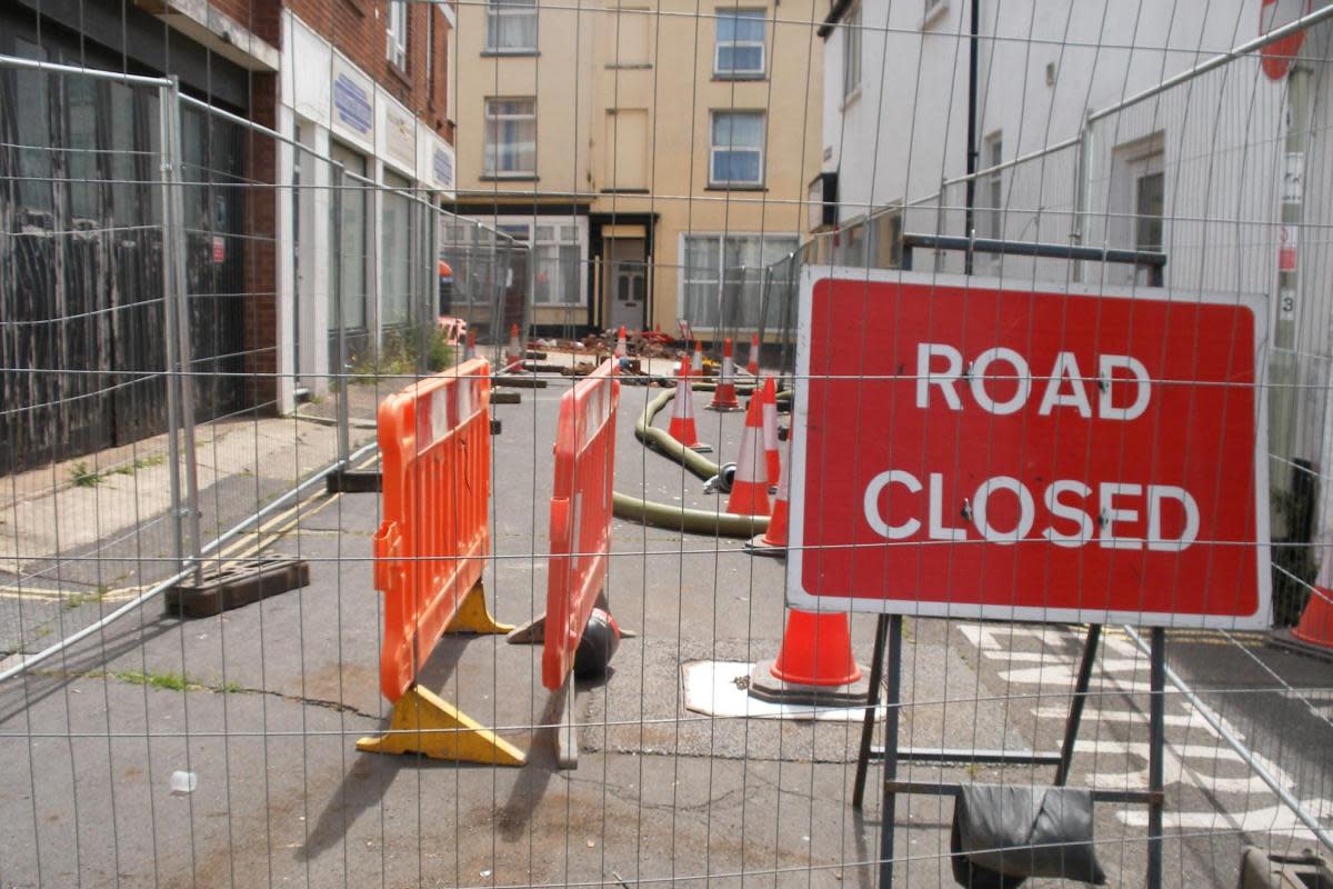 A large section of George Street remained cordoned off on Monday Monday 1 July. <i>(Image: Contributed)</i>