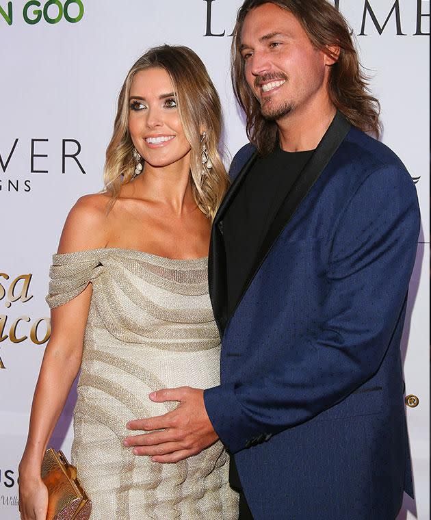 Corey and Audrina together. Photo: Getty