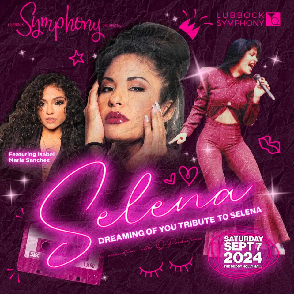 The Lubbock Symphony Orchestra will present a tribute to Selena, featuring Isabel Marie Sánchez, on Sept. 7.