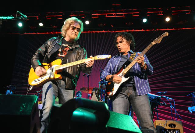 <p>Dana Nalbandian/WireImage</p> Daryl Hall and John Oates of 'Hall & Oates' performing at Bumbershoot in Seattle in September 2011