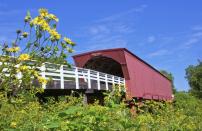 <p>You might already know about Winterset — it was the inspiration for the setting of <a href="http://www.traveliowa.com/aspx/dest.aspx?id=7054" rel="nofollow noopener" target="_blank" data-ylk="slk:The Bridges of Madison County;elm:context_link;itc:0;sec:content-canvas" class="link ">The Bridges of Madison County</a>. In the town square, you'll find a circa-1876 limestone courthouse and 83 commercial buildings that were designated historic. It all makes for a great backdrop for the town's wine walks and <a href="http://www.wintersetmadisonian.com/calendar/music/lawn-chair-night/event_922cbe86-2846-11e6-b12d-10604b9ffeb8.html" rel="nofollow noopener" target="_blank" data-ylk="slk:lawn chair nights;elm:context_link;itc:0;sec:content-canvas" class="link ">lawn chair nights</a>. </p><p><a href="https://www.housebeautiful.com/design-inspiration/celebrity-homes/g1924/meryl-streep-movie-homes/" rel="nofollow noopener" target="_blank" data-ylk="slk:The best houses from Meryl Streep movies »;elm:context_link;itc:0;sec:content-canvas" class="link "><em>The best houses from Meryl Streep movies »</em></a></p>