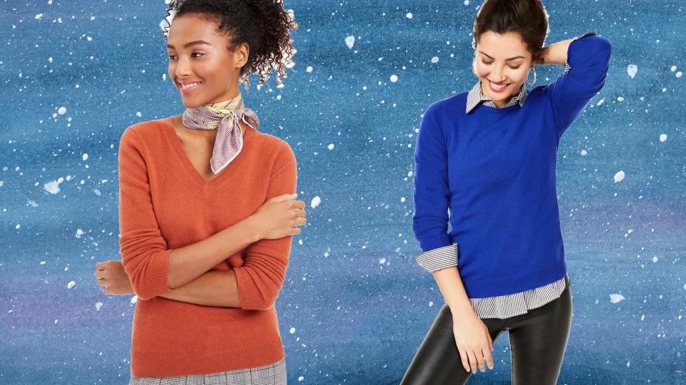 These sweaters are oh-so-soft.