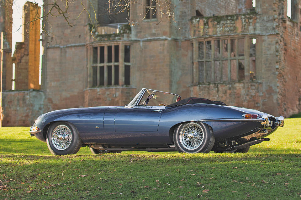 <p>Known officially in North America as the <strong>XK-E</strong>, the E-Type was introduced in 1961 as the latest in a line of two-seat Jaguar <strong>sports cars</strong>. It was technically innovative, it was powered by a proven <strong>six-cylinder</strong> engine (later joined by a <strong>V12</strong>) and it was competitively priced.</p><p>None of this explains why it represents Jaguar on this list. It’s here because it was simply beautiful – more so, you might say, than anything else the company has ever built, and perhaps more than anything anyone else has built either. Yes, cars are <strong>functional, mechanical objects</strong>, but some of them transcend that simply because they look so satisfying. Few have ever done this as effectively as the E-Type.</p>