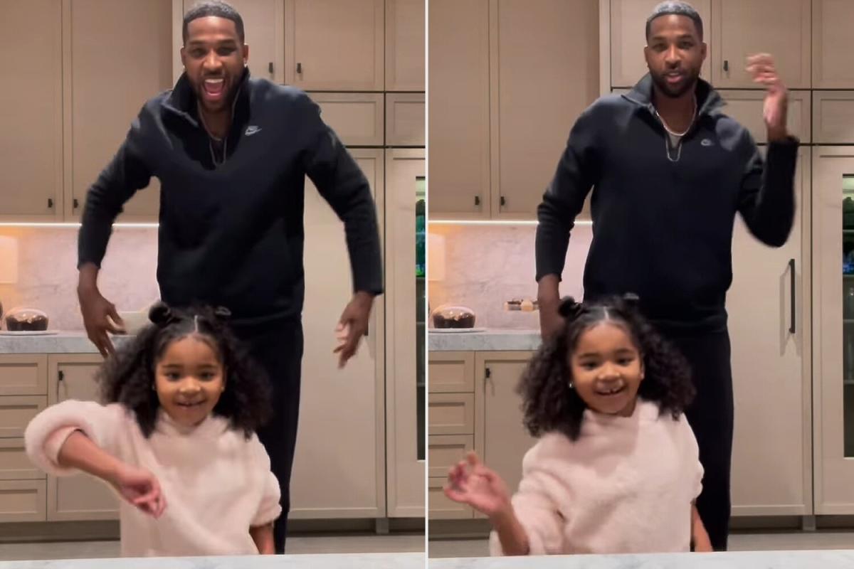 Tristan Thompson Joins Daughter True for Sweet Dance Video: 'Anything ...