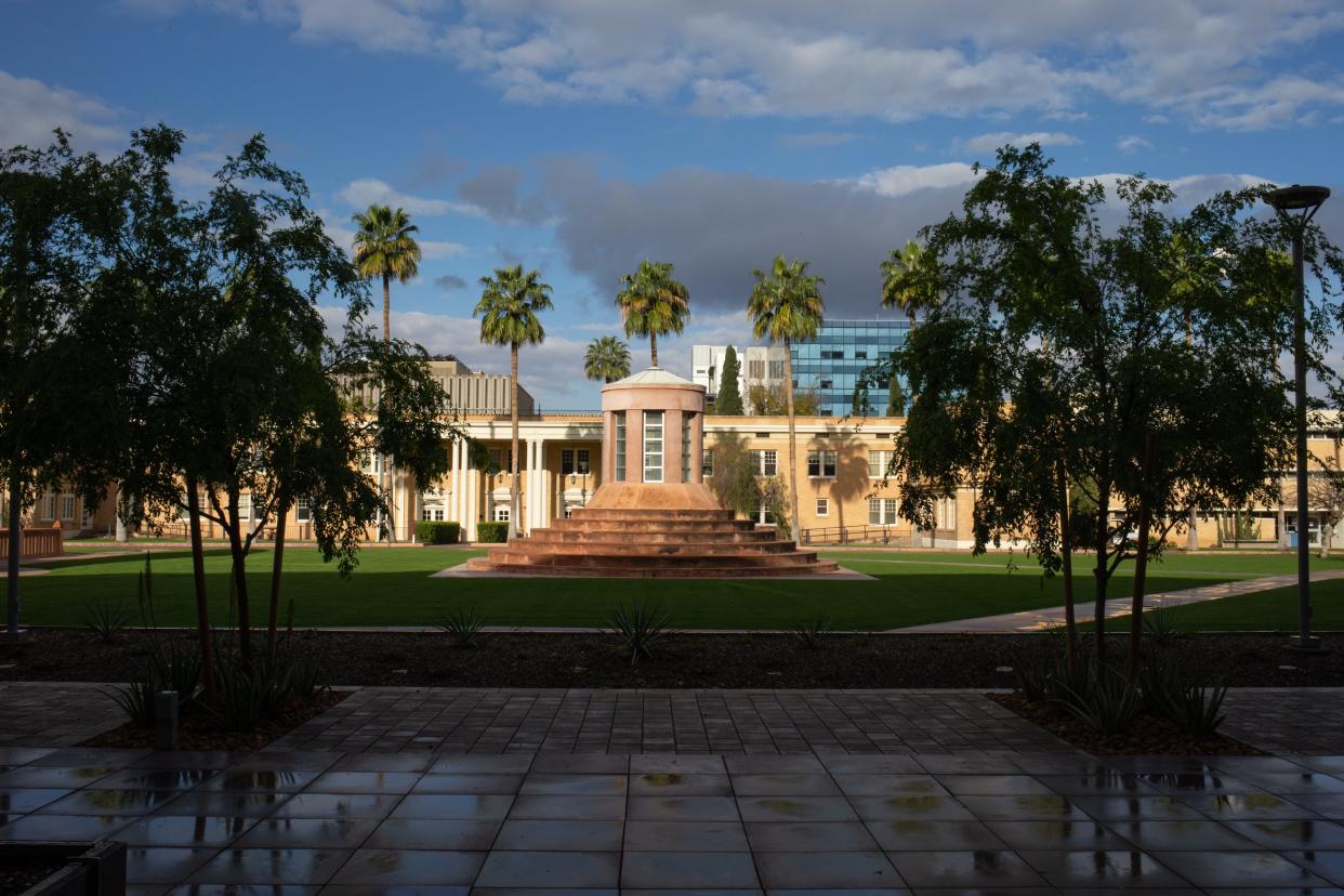 Hayden Library, March 19, 2020, at Arizona State University.