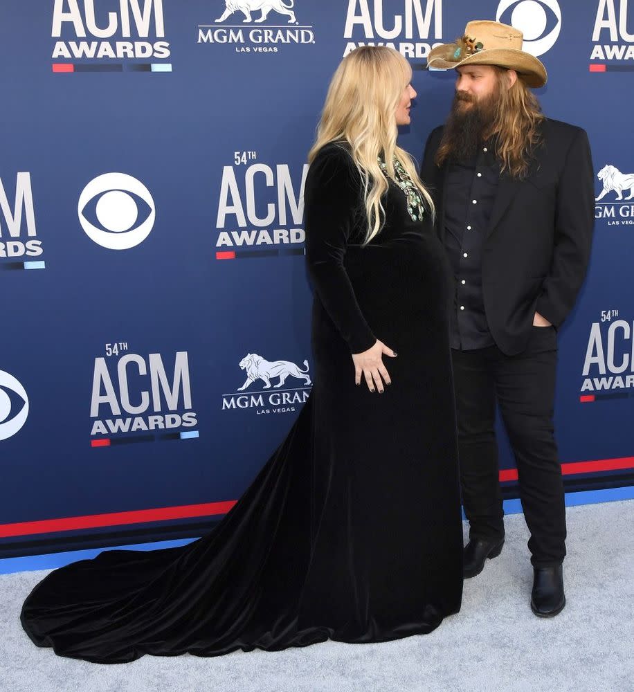 From left: Morgane and Chris Stapleton | Ethan Miller/Getty