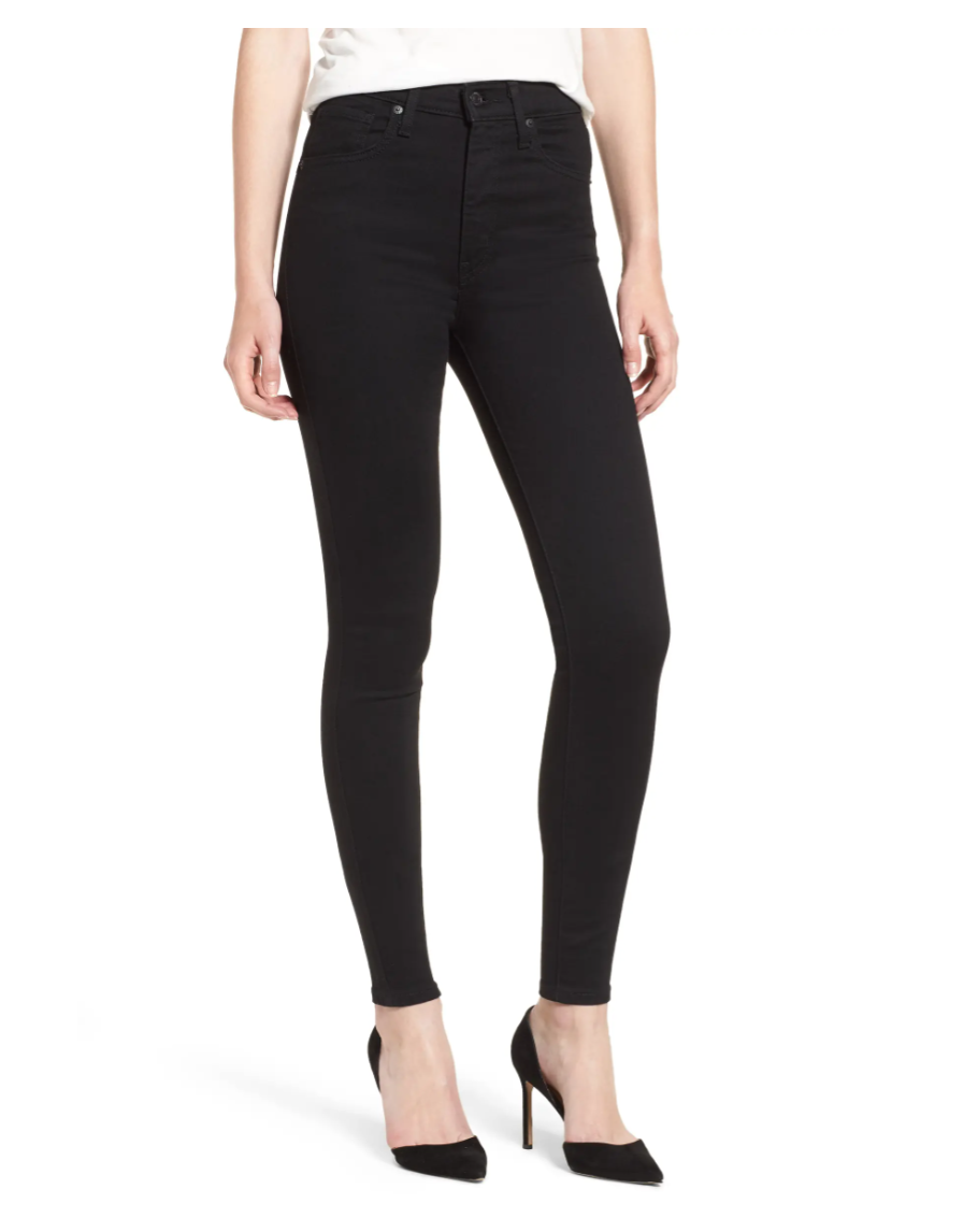 Levi's Mile-High Skinny Jeans. Image via Nordstrom.